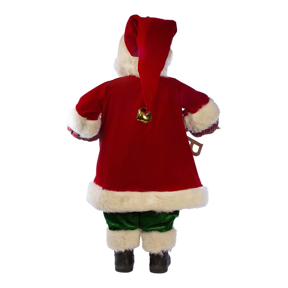 Kurt Adler 36-Inch Kringle Klaus with "Believe" Garland